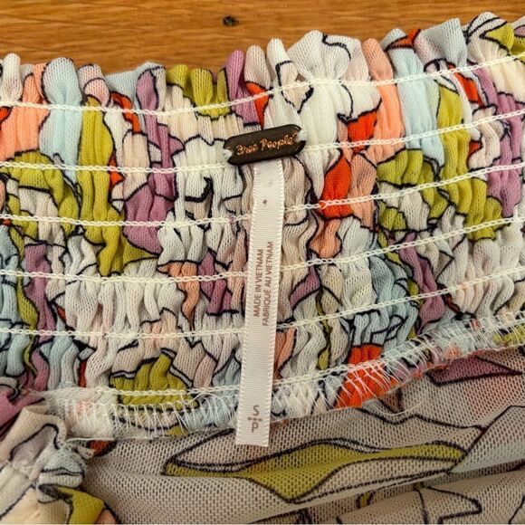 Free People Technicolor Bubble Top NWT - Picture 3 of 5